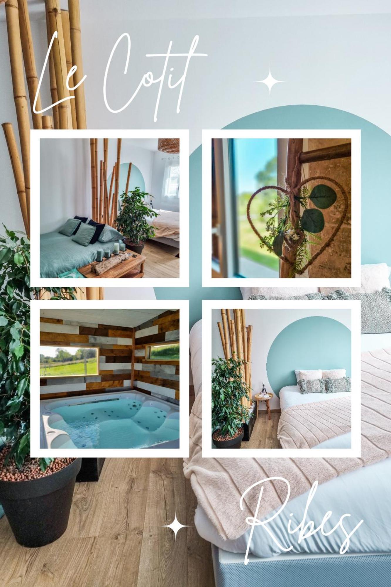 Le Cotil Ribes Hotell Grangues Exteriör bild